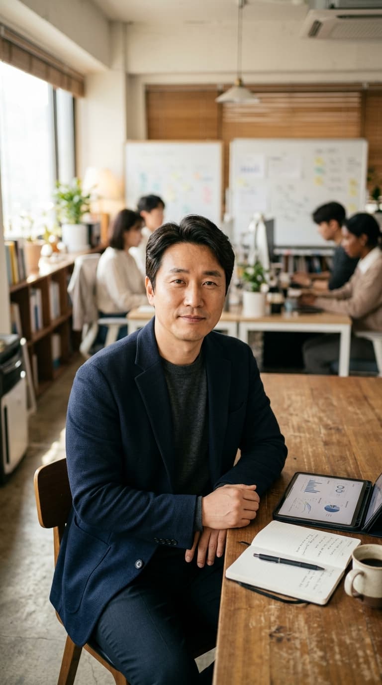 가상 스타트업 대표 박준호 인터뷰 이미지